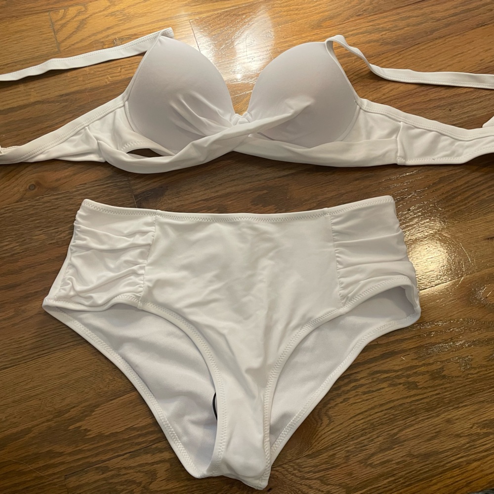 White Bikini Bathing Suit